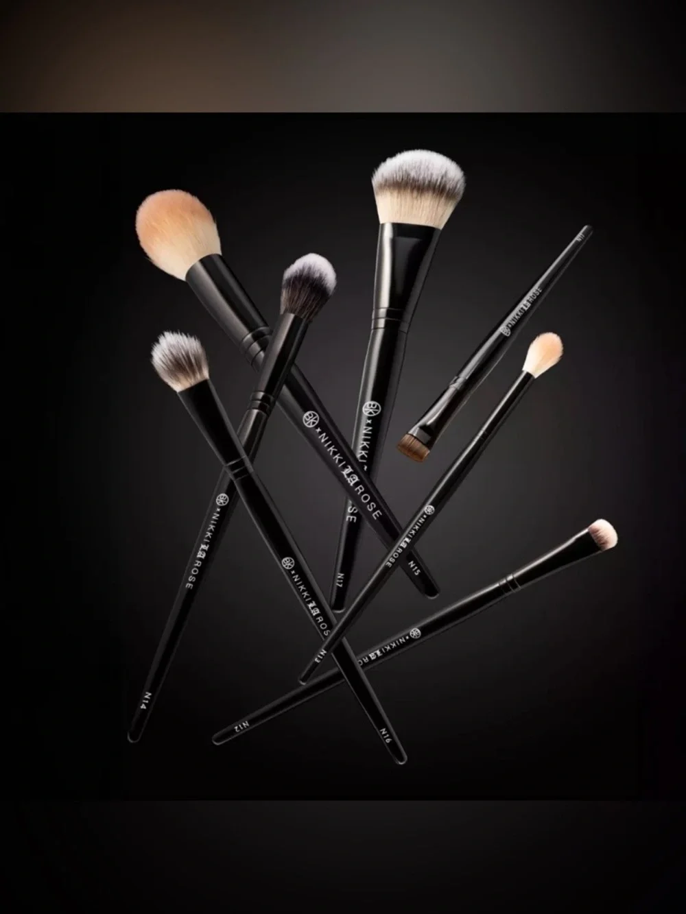BK Beauty Nikki La Rose Pro Artist Make Up Brush 7 Pcs Set BNIB 🔖 - Picture 7 of 10